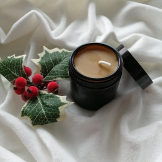 Winterglanz &ndash; Handgegossene Duftkerze im Glas